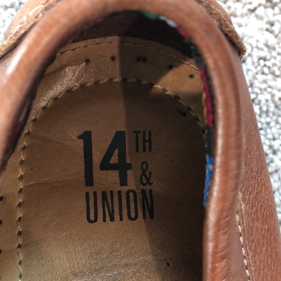 14th & Union leather men’s driving moccasin soft leather slip on size 10.5 - Picture 3 of 8